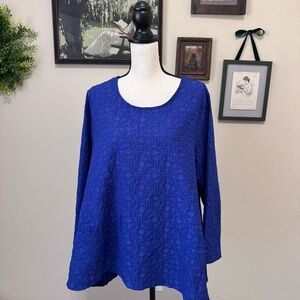 NICHE | Blue Long Sleeve Tunic Top Women’s Size Large
